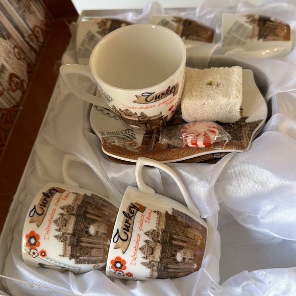 Turkish coffee cups set of 6 - Picture 9 of 12